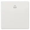 Siemens 5TG7144-1 – DELTA style, platinum metallic Rocker switch with bell symbol for pushbutton, 68x 68 mm — photo 1 of 3