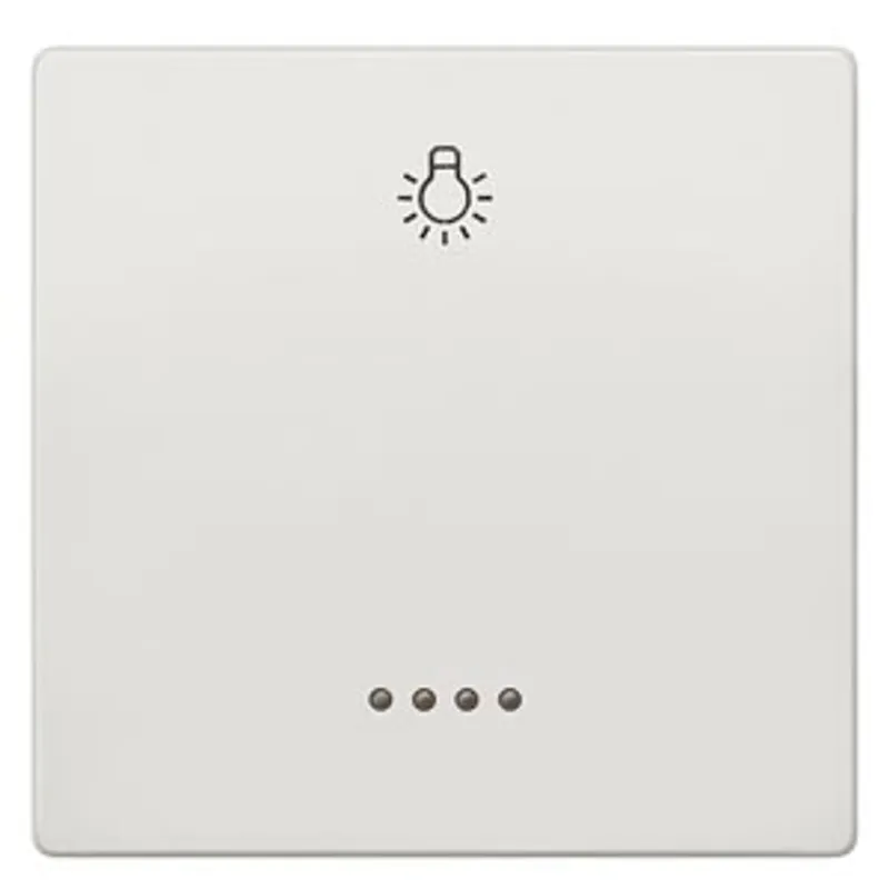 Siemens 5TG7146 – DELTA style, titanium white Rocker switch with window w. symbol Light for pushbutton, 68x 68 mm — photo 2 of 3