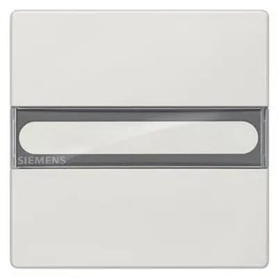 Siemens 5TG7156-1 – DELTA style, platinum metallic Rocker switch with label for universal switch Change/off for intermediate and…