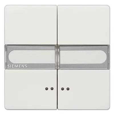 Siemens 5TG7157 – DELTA style, titanium white Rocker switch with window