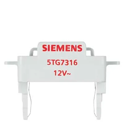 Siemens 5TG7316 – DELTA switches and pushbutton switches LED lamp insert for control function 12V/50Hz, red Siemens 5TG7316 – DELTA switches and pushbutton switches LED lamp insert for control function 12V/50Hz, red