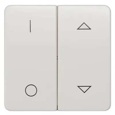 Siemens 5TG7813 – DELTA profil, titanium white Rocker switch with symbols I0 and Shutter for shutter switch, 65x 65 mm Siemens 5TG7813 – DELTA profil, titanium white Rocker switch with symbols I0 and Shutter for shutter switch, 65x 65 mm