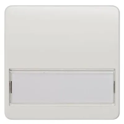 Siemens 5TG7816 – DELTA profil, titanium white Rocker switch with label for universal switch Change/off for intermediate and…
