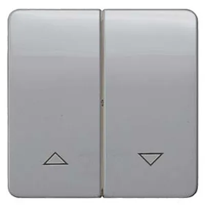Siemens 5TG7934 – DELTA profil, silver Rocker switch with shutter symbols for shutter pushbutton, 65x 65 mm Siemens 5TG7934 – DELTA profil, silver Rocker switch with shutter symbols for shutter pushbutton, 65x 65 mm