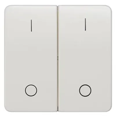 Siemens 5TG7962 – DELTA profil, titanium white Rocker switch with symbols I0 for pushbutton 2-fold Mid-position 65x 65 mm Siemens 5TG7962 – DELTA profil, titanium white Rocker switch with symbols I0 for pushbutton 2-fold Mid-position 65x 65 mm