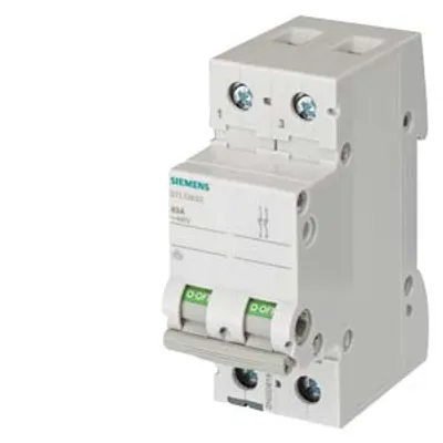 Siemens 5TL1232-0 – Switch disconnector, on-off switch 32 A 2-pole Siemens 5TL1232-0 – Switch disconnector, on-off switch 32 A 2-pole