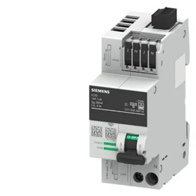 Siemens 5TY1350-3MF16 – ECPD with measurement and communication function RCD type F 30 mA In: 16 A, Un: 230 V AC Siemens 5TY1350-3MF16 – ECPD with measurement and communication function RCD type F 30 mA In: 16 A, Un: 230 V AC