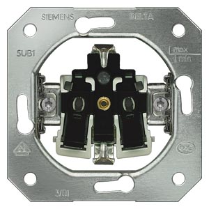 Siemens 5UB1101-0KK – DELTA SCHUKO socket outlet insert 10/16A 250V With screwless Connection terminals without claws — photo 1 of 2