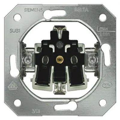 Siemens 5UB1101-0KK – DELTA SCHUKO socket outlet insert 10/16A 250V With screwless Connection terminals without claws