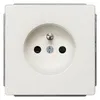 Siemens 5UB1367 – DELTA style titanium white SCHUKO, with grounding pin, with child protection, 2-pole according to CEE 7 — photo 1 of 3