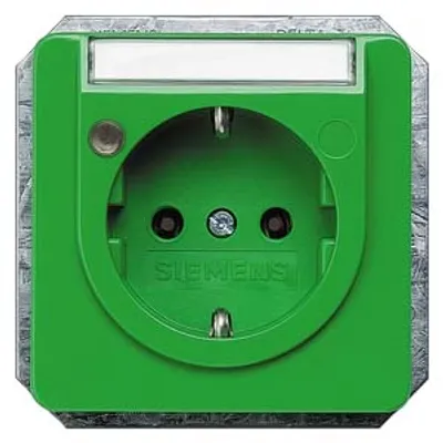 Siemens 5UB1474 – DELTA profil, green (SV) SCHUKO socket outlet 10/16 A 250 V With screwless Connection terminals Status… Siemens 5UB1474 – DELTA profil, green (SV) SCHUKO socket outlet 10/16 A 250 V With screwless Connection terminals Status…