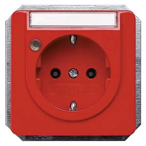 Siemens 5UB1475 – DELTA profil, orange (ZSV) SCHUKO socket outlet 10/16 A 250 V With screwless Connection terminals Status… — photo 1 of 3