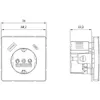 Siemens 5UB1870-1CH01 – DELTA style chocolate USB-SCHUKO socket outlet 2 USB A+C Power: Up to 18W — photo 1 of 3