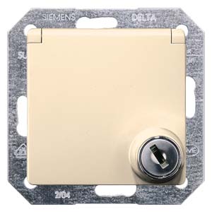 Siemens 5UB1906 – DELTA i-system electrical white SCHUKO socket outlet 10/16 A 250 V With screwless Connection terminals with… — photo 1 of 3