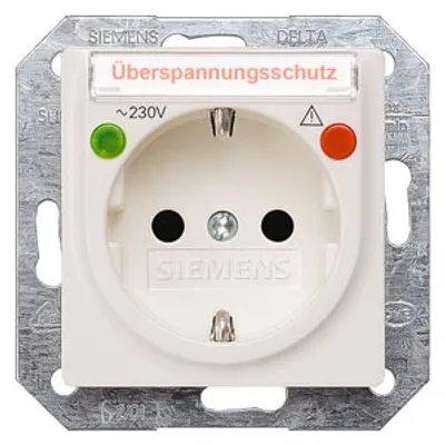 Siemens 5UB1942 – DELTA i-system SCHUKO socket outlet with overvoltage protection and increased touch protection Siemens 5UB1942 – DELTA i-system SCHUKO socket outlet with overvoltage protection and increased touch protection