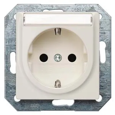 Siemens 5UB1943 – DELTA i-system SCHUKO socket outlet with increased touch protection with labeling field carbon metallic Siemens 5UB1943 – DELTA i-system SCHUKO socket outlet with increased touch protection with labeling field carbon metallic
