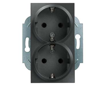 Siemens 5UB2212-5KK – DELTA miro SCHUKO double socket outlet 10/16A 250V with/without screw-type terminals with increased touch… Siemens 5UB2212-5KK – DELTA miro SCHUKO double socket outlet 10/16A 250V with/without screw-type terminals with increased touch…