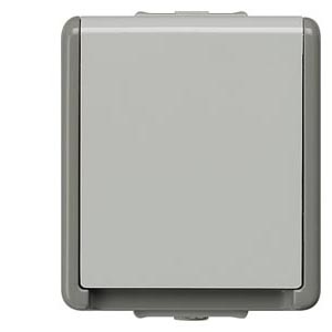 Siemens 5UB4711 – DELTA flaeche IP44, AP Dark gray/light gray SCHUKO socket outlet 10/16 A 250 V With screwless Connection… Siemens 5UB4711 – DELTA flaeche IP44, AP Dark gray/light gray SCHUKO socket outlet 10/16 A 250 V With screwless Connection…
