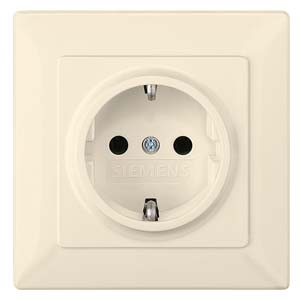 Siemens 5UH1098 – DELTA line Cover plate with increased touch protection Solid plate 80 mm x 80 mm electrical white — photo 1 of 2