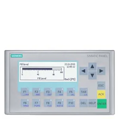 Siemens 6AV6647-0AH11-3AX1 – SIMATIC HMI KP300 Basic mono PN, Basic Panel, key operation, 3" FSTN LCD display, black/white Siemens 6AV6647-0AH11-3AX1 – SIMATIC HMI KP300 Basic mono PN, Basic Panel, key operation, 3" FSTN LCD display, black/white