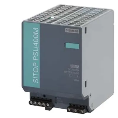Siemens 6EP1536-3AA00 – SITOP PSU400M/DC/DC/600V/24V/20A SITOP PSU400M 20 A DC/DC converter input: 600 V DC output: 24 V DC/20 A Siemens 6EP1536-3AA00 – SITOP PSU400M/DC/DC/600V/24V/20A SITOP PSU400M 20 A DC/DC converter input: 600 V DC output: 24 V DC/20 A