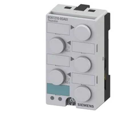 Siemens 6GK1210-0SA01 – SIMATIC NET, Repeater for AS-Interface for cable extension in K45 enclosure Siemens 6GK1210-0SA01 – SIMATIC NET, Repeater for AS-Interface for cable extension in K45 enclosure