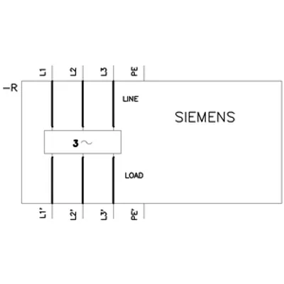 Siemens 6SL3000-0BE35-0AA0 – SINAMICS line filter Input: 380-480V 3AC, 50/60 Hz 600A