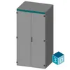 Siemens 8MF1008-3BS5 – SIVACON, Control panel Empty enclosure, according to IEC 62208, IP55, H: 2000 mm, W: 1000 mm, T: 800 mm — photo 4 of 4