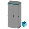 Siemens 8MF1096-3BR4 – SIVACON, Control panel Empty enclosure, without side panels, according to IEC 62208, IP40, H: 2000 mm — photo 4 of 4