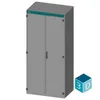 Siemens 8MF1096-3BS4 – SIVACON, Control panel Empty enclosure, according to IEC 62208, IP40, H: 2000 mm, W: 900 mm, T: 600 mm — photo 4 of 4