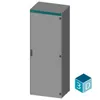 Siemens 8MF1286-3BS4 – SIVACON, Control panel Empty enclosure, according to IEC 62208, IP40, H: 2200 mm, W: 800 mm, T: 600 mm — photo 4 of 4