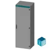 Siemens 8MF1865-3BS5 – SIVACON, Control panel Empty enclosure, according to IEC 62208, IP55, H: 1800 mm, W: 600 mm, T: 500 mm — photo 4 of 4