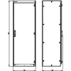 Siemens 8MF1865-3BS5 – SIVACON, Control panel Empty enclosure, according to IEC 62208, IP55, H: 1800 mm, W: 600 mm, T: 500 mm — photo 3 of 4