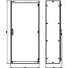 Siemens 8MF1884-3BS4 – SIVACON, Control panel Empty enclosure, according to IEC 62208, IP40, H: 1800 mm, W: 800 mm, T: 400 mm — photo 3 of 4