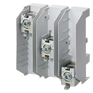 Siemens 8US1941-2AA03 – Terminal set, 3-pole, circular conductor 95-300 mm2, AWG, busbar center-to-center spacing 60 mm, IEC/UL 508A — photo 1 of 3