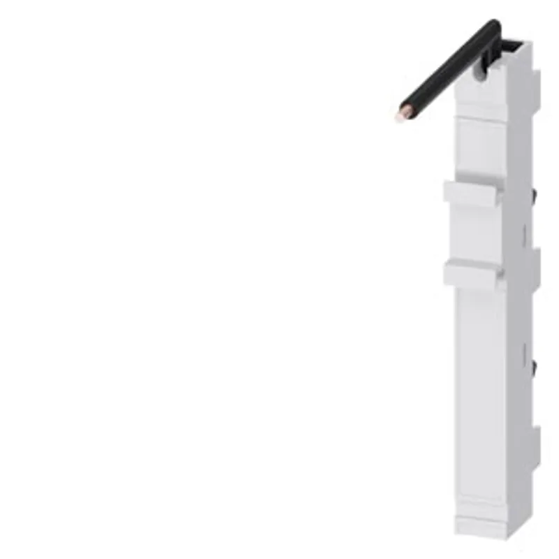 Siemens 8US2410-1HB10 – Busbar system 8US2, adapter 1-pole, 63 A, infeed of phase L1, connection cable 10 mm², 18 x 160 mm — photo 2 of 4