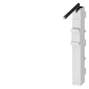 Siemens 8US2410-1HB10 – Busbar system 8US2, adapter 1-pole, 63 A, infeed of phase L1, connection cable 10 mm², 18 x 160 mm — photo 1 of 4