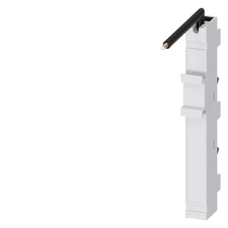 Siemens 8US2410-1HB20 – Busbar system 8US2, adapter 1-pole, 63 A, infeed of phase L2, connection cable 10 mm², 18 x 160 mm — photo 2 of 4
