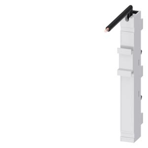 Siemens 8US2410-1HB20 – Busbar system 8US2, adapter 1-pole, 63 A, infeed of phase L2, connection cable 10 mm², 18 x 160 mm — photo 1 of 4