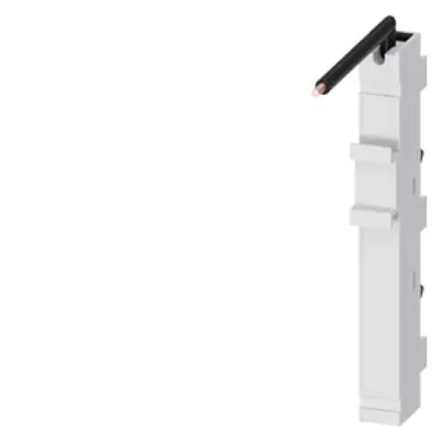 Siemens 8US2410-1HB30 – Busbar system 8US2, adapter 1-pole, 63 A, infeed of phase L3, connection cable 10 mm², 18 x 160 mm