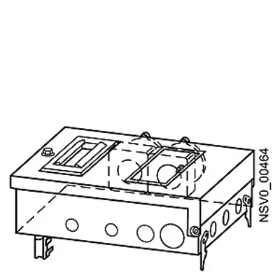 Siemens BVP:203151 – BD2-AK2M2/2CEE165A163 TAP-OFF UNIT 16A / 2X3P MCB(C)+ 2X5P.CEE