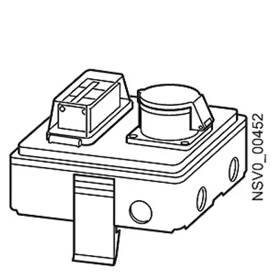 Siemens BVP:660869 – BD2-AK1/CEE163FIA161 TAP-OFF UNIT 16A / 1P MCB(C)+ + 2P FI + 3P.CEE