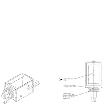 Siemens EVA:X00IS0010AA2AAADC0230 – Interlock solenoid 230V/DC Note Siemens EVA:X00IS0010AA2AAADC0230 – Interlock solenoid 230V/DC Note