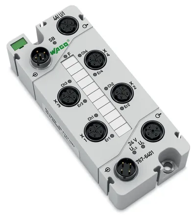4-channel analog input; Voltage/Current