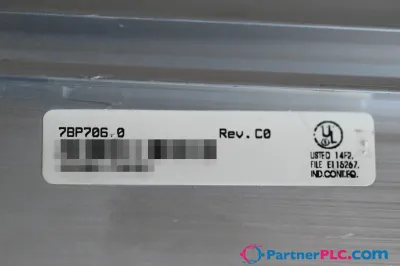 B&R 7BP706.0 Used Rev. C0 – 2003 module rack for 6 modules B&R 7BP706.0 Used Rev. C0 – 2003 module rack for 6 modules