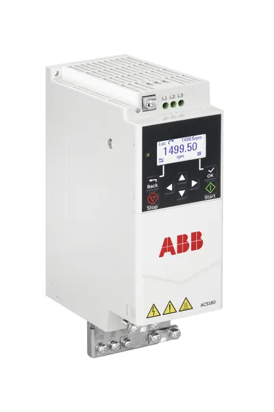 ABB ACS180-04N-04A0-4 – LV AC machinery drive module, IEC: Pn 1.5 kW, 4.0 A, 400 V, UL: Pld 2 Hp, 3.5 A, 460 V ( ) ABB ACS180-04N-04A0-4 – LV AC machinery drive module, IEC: Pn 1.5 kW, 4.0 A, 400 V, UL: Pld 2 Hp, 3.5 A, 460 V ( )