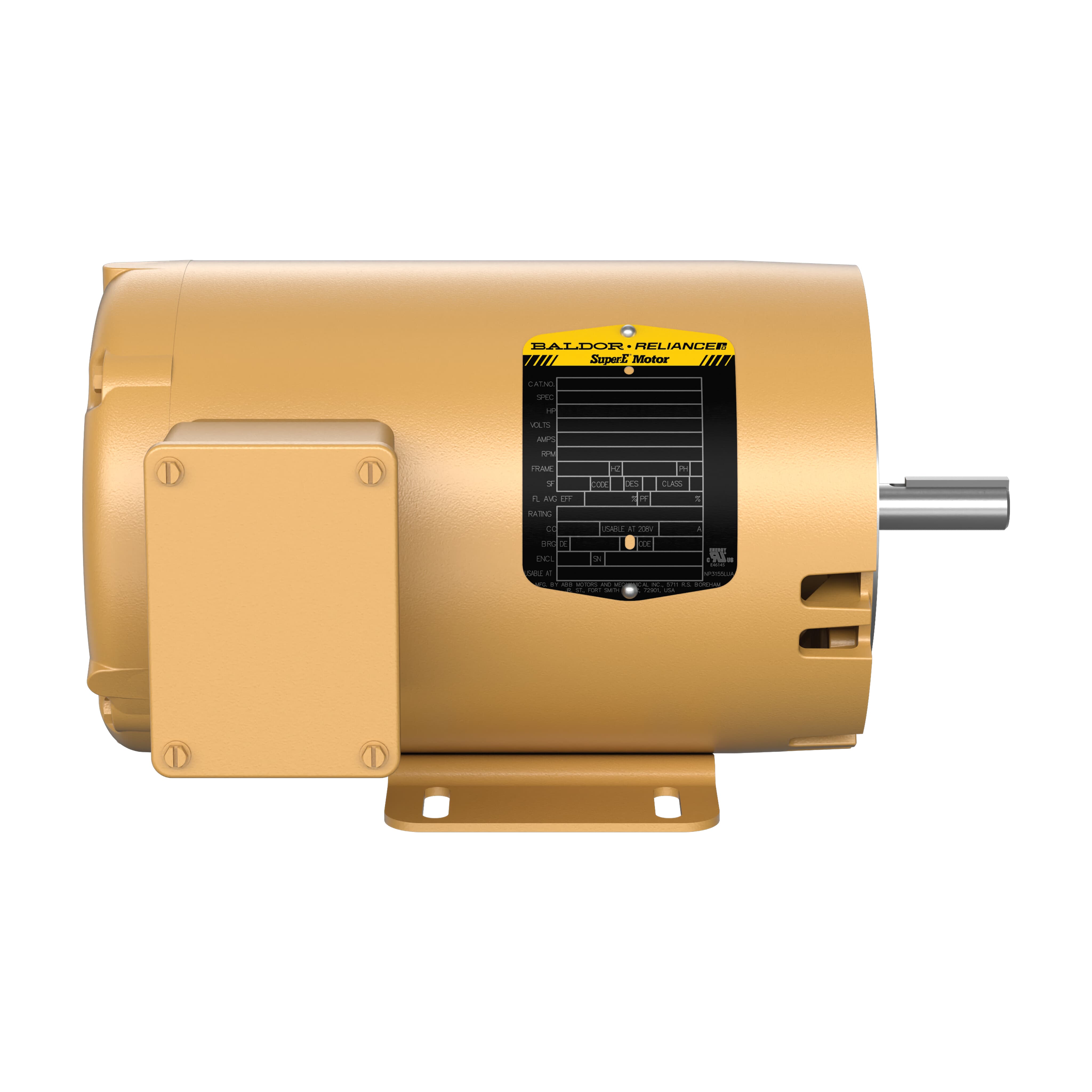 2HP,3450RPM,3PH,60HZ,56C,3524M,OPEN — photo 2 of 3