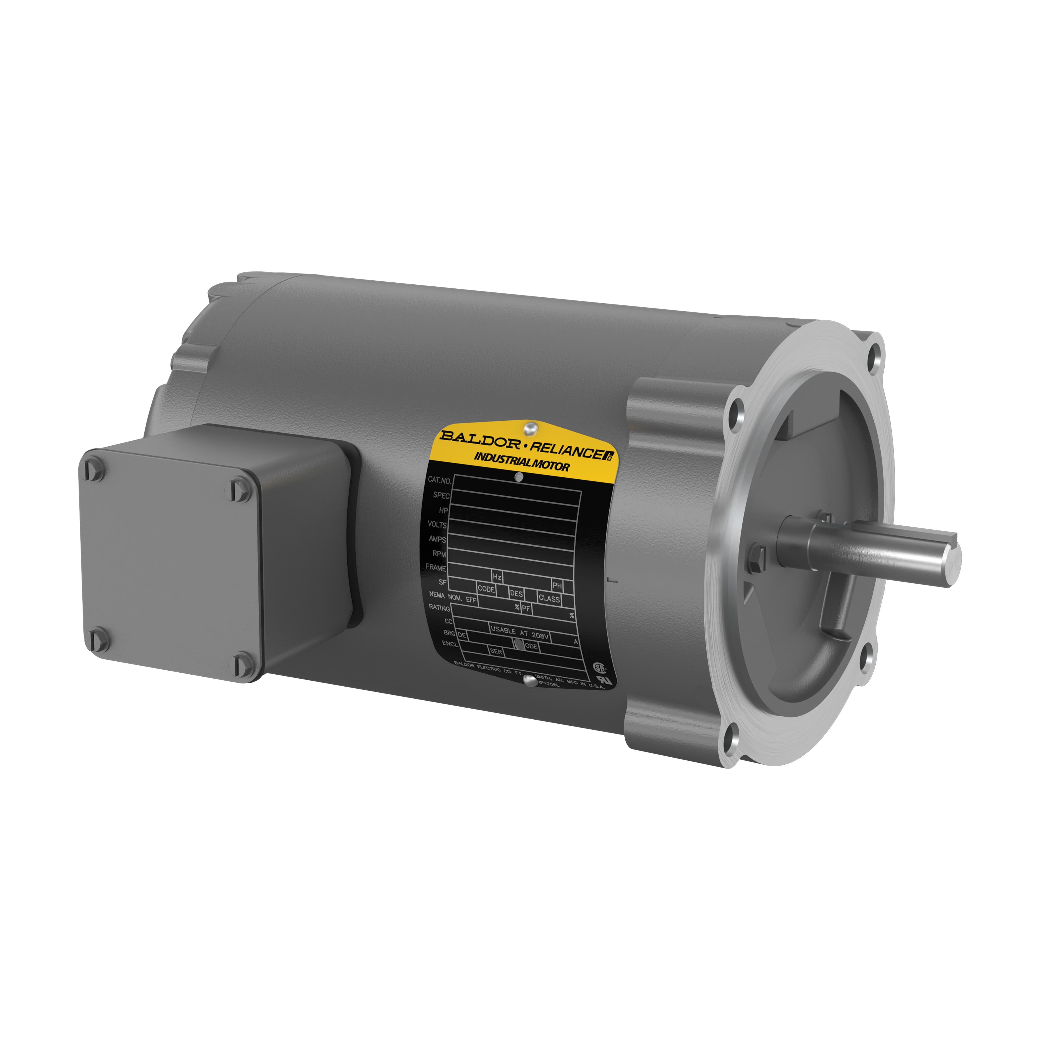 .25HP,1735RPM,3PH,60HZ,56C,3410M,TE — photo 1 of 3