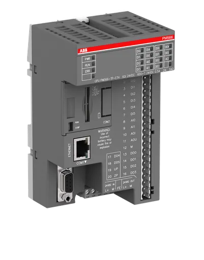 ABB PM566-TP-ETH – PLC-eCo CPU ABB PM566-TP-ETH – PLC-eCo CPU