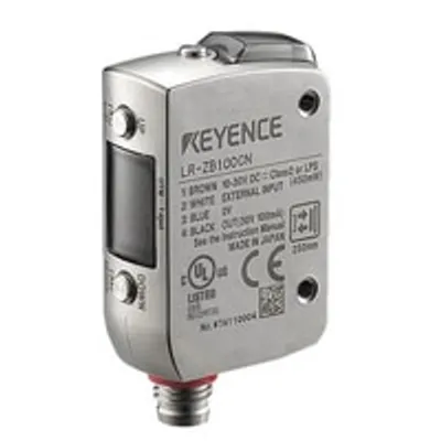 Keyence LR-ZB100CN – Rectangular w/ M8 connector Type, 100 mm. . Series: Self-contained CMOS Laser Sensor. Series code: LR-Z series Keyence LR-ZB100CN – Rectangular w/ M8 connector Type, 100 mm. . Series: Self-contained CMOS Laser Sensor. Series code: LR-Z series